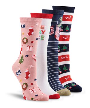 Boîte cadeau de chaussettes en bambou pour femmes, Denver Hayes