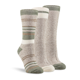Mi-chaussettes isothermes T-Max pour femmes, paquet de 3 paires, WindRiver Front_Three_Fourths_Angled_Right