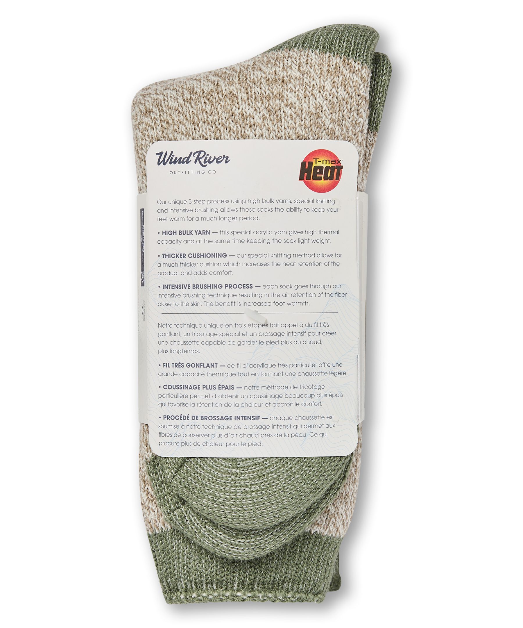WindRiver Women's T-Max 3 Pack Thermal Crew Socks