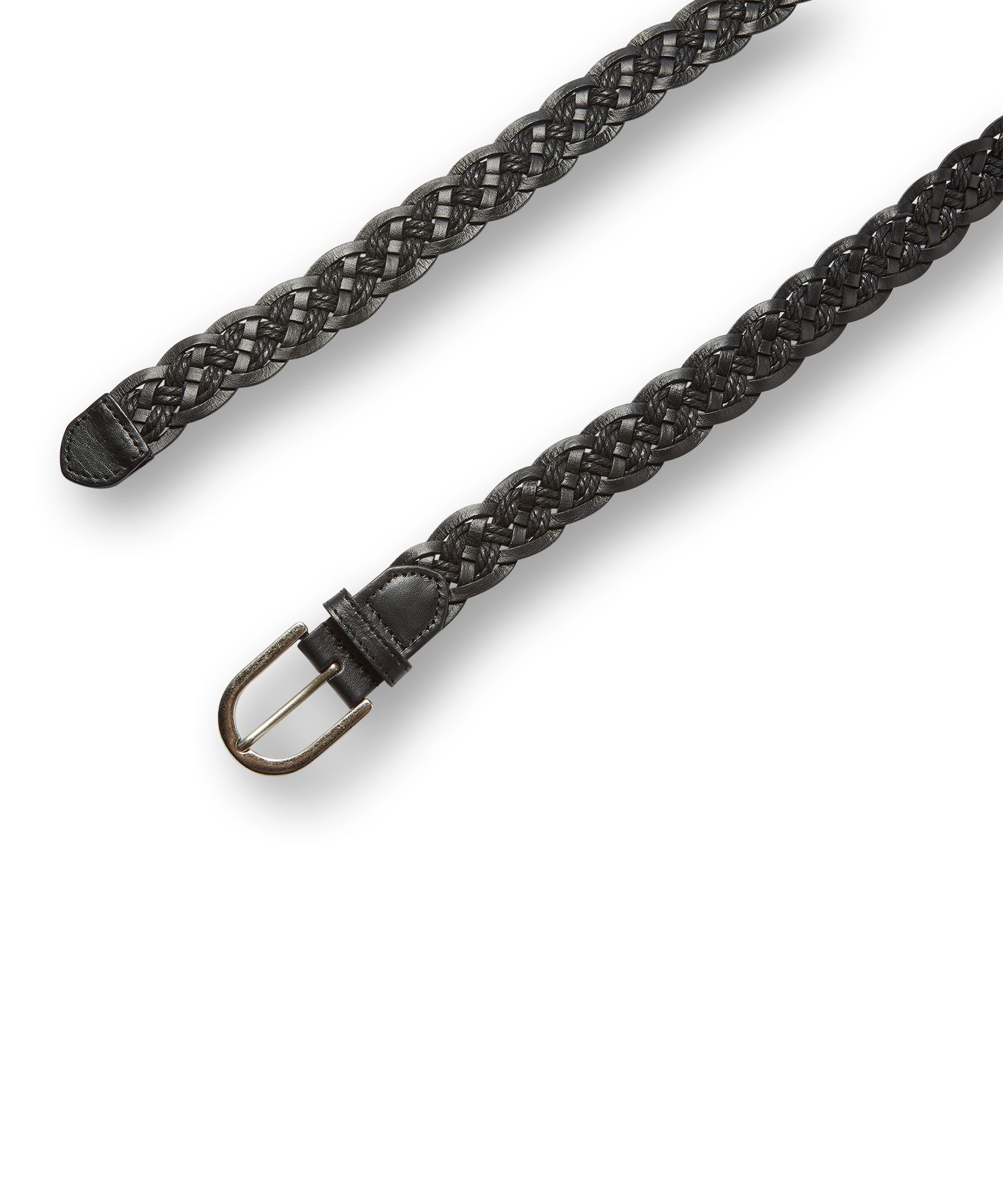 Ceinture en cuir tressée de Denver Hayes, un pouce