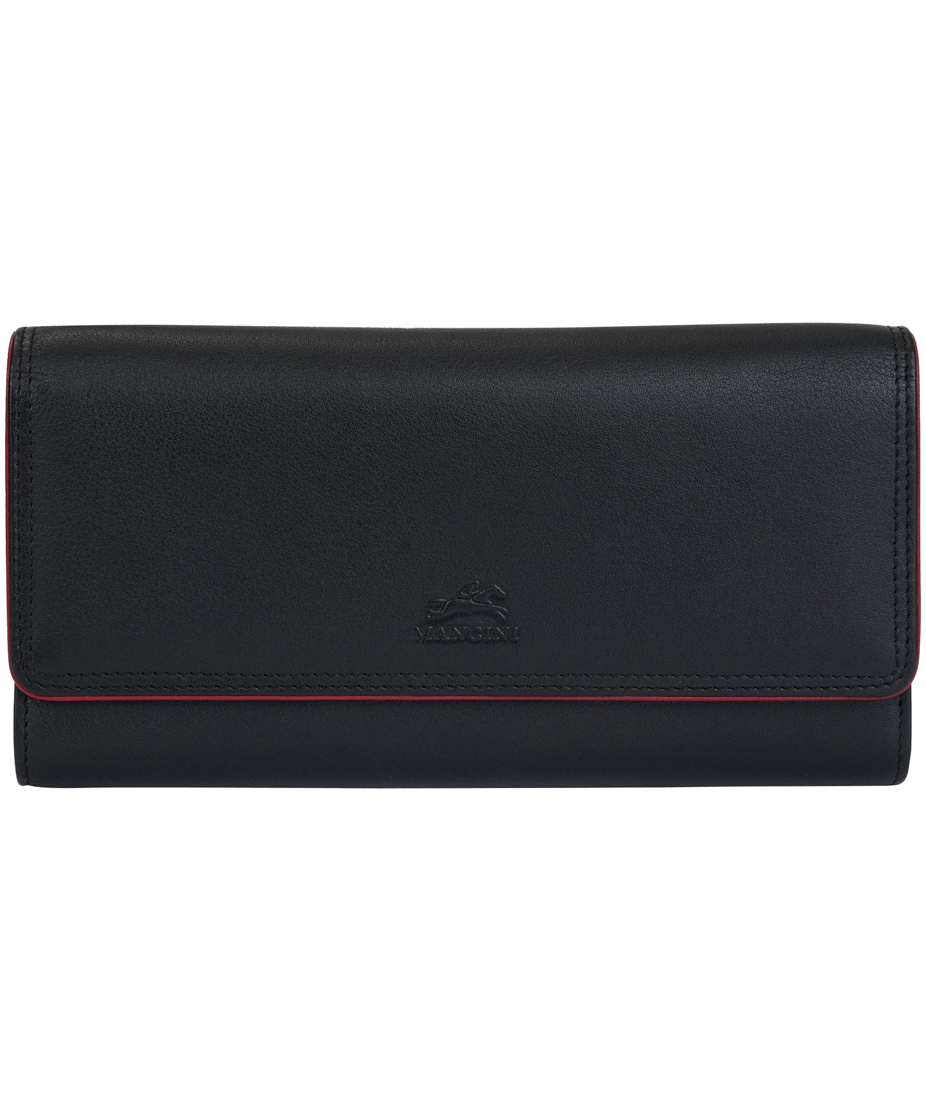 Mancini Leather Goods Unisex Sonoma RFID Secure Quadfold Wallet