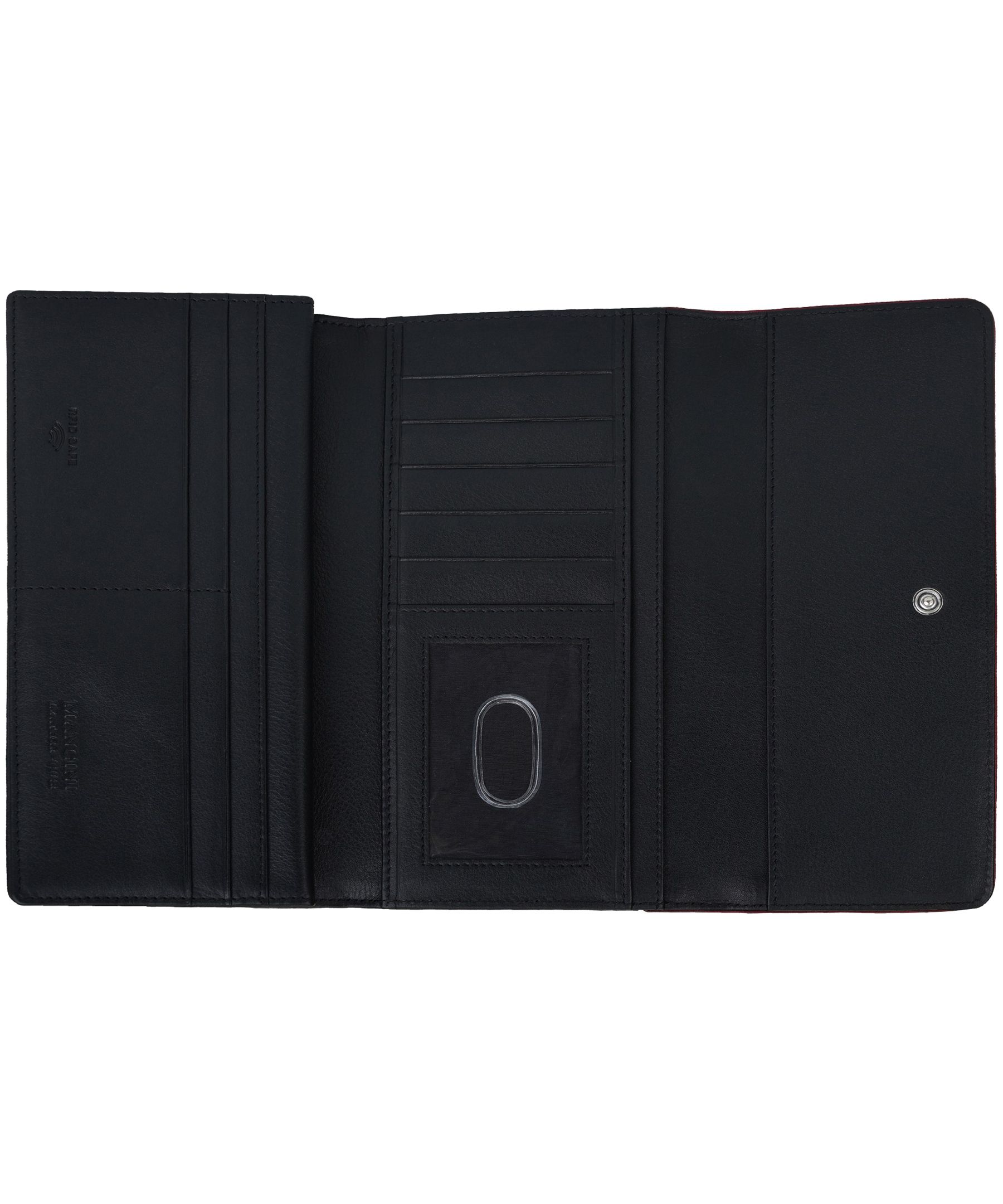 Mancini Leather Goods Unisex Sonoma RFID Secure Quadfold Wallet