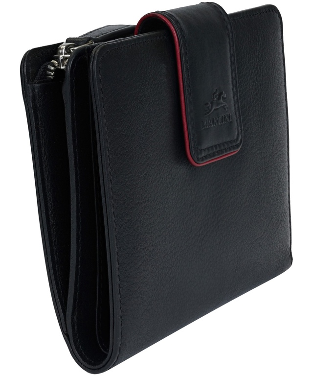 Mancini Leather Goods Women's Sonoma RFID Secure Medium Clutch Wallet