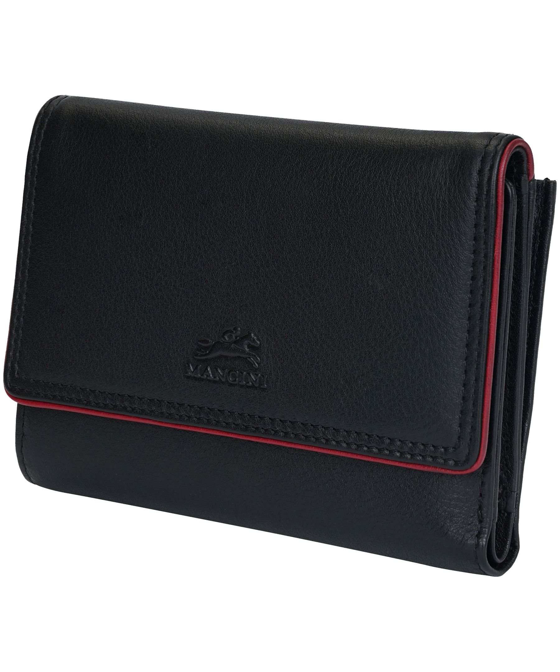 Mancini Leather Goods Women's Sonoma RFID Secure Medium Trifold Wallet