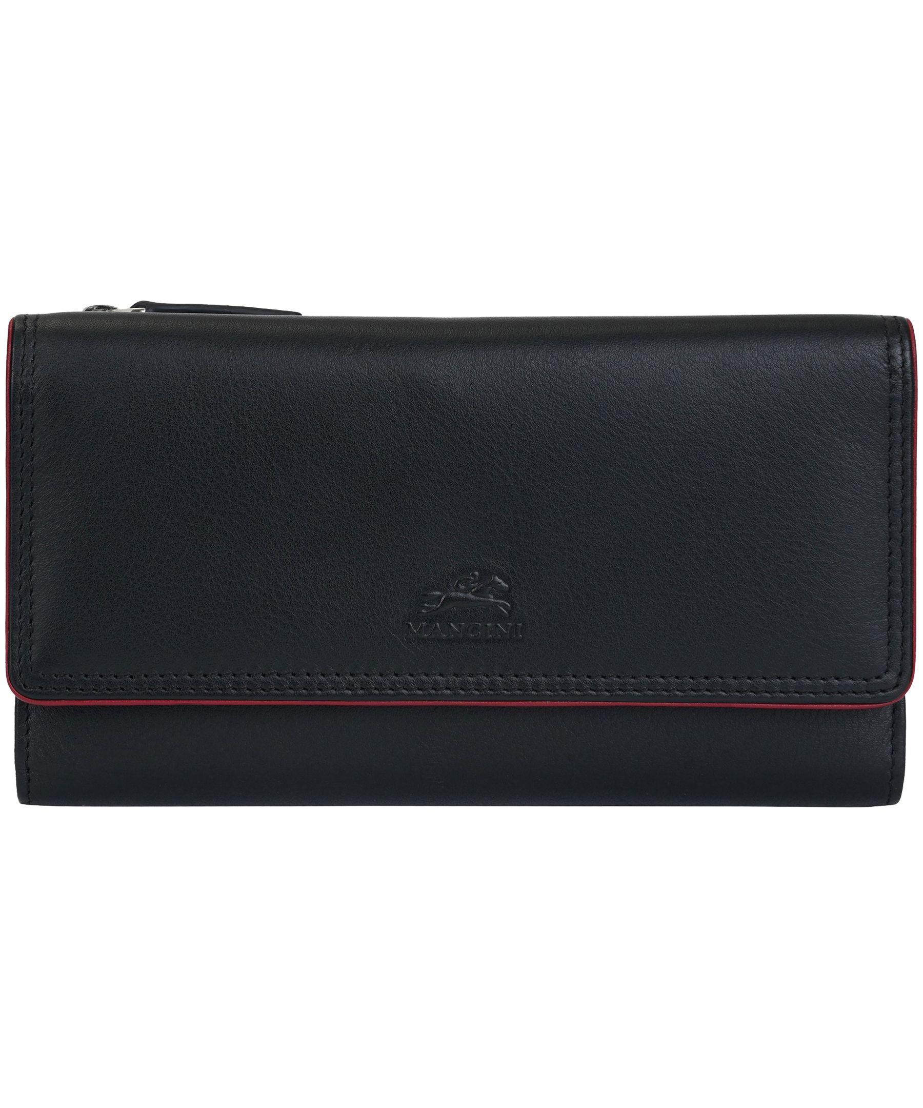 Mancini Leather Goods Women's Sonoma RFID Secure Medium Clutch Wallet