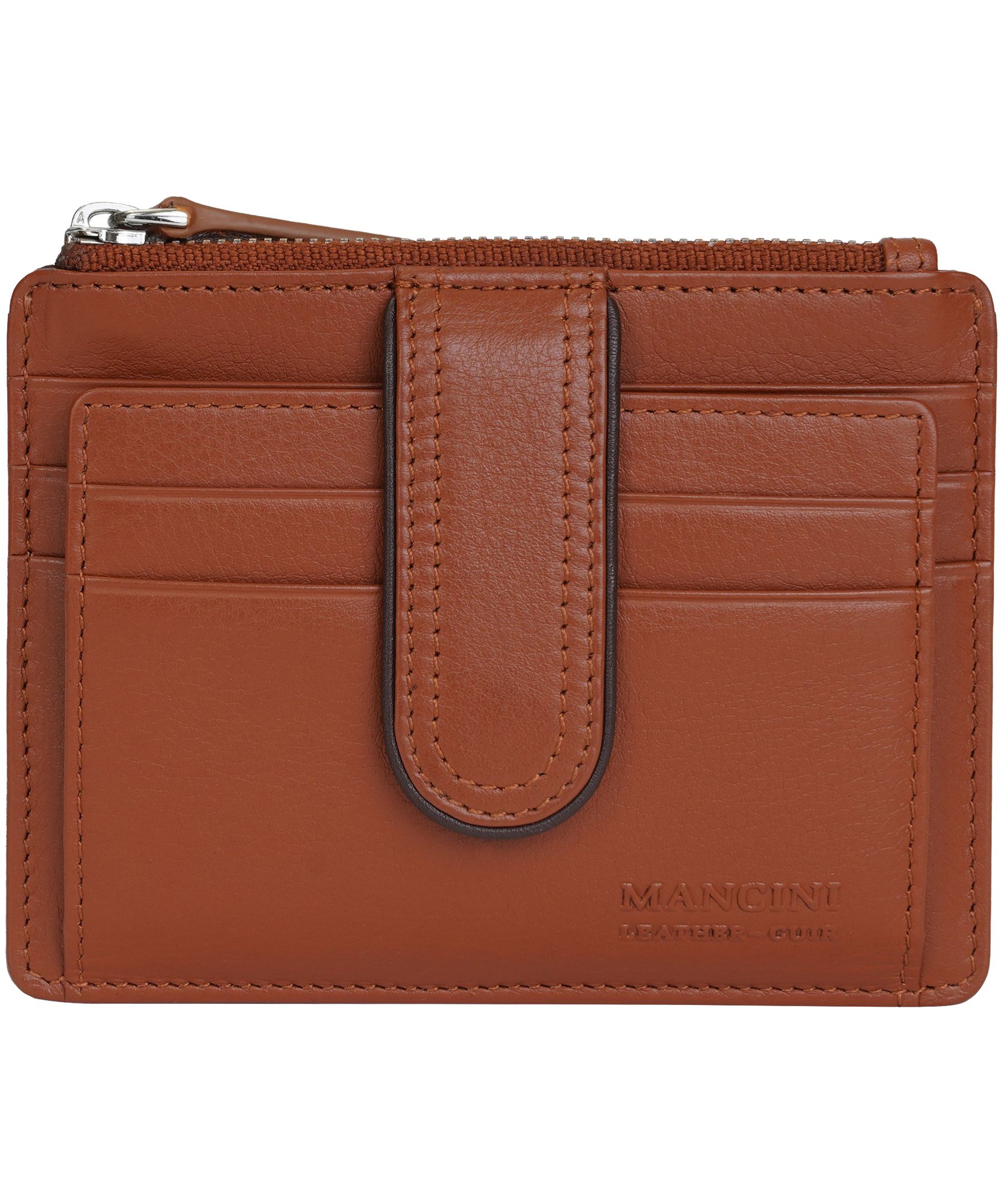 Mancini Leather Unisex  Goods Sonoma RFID Secure Card Case