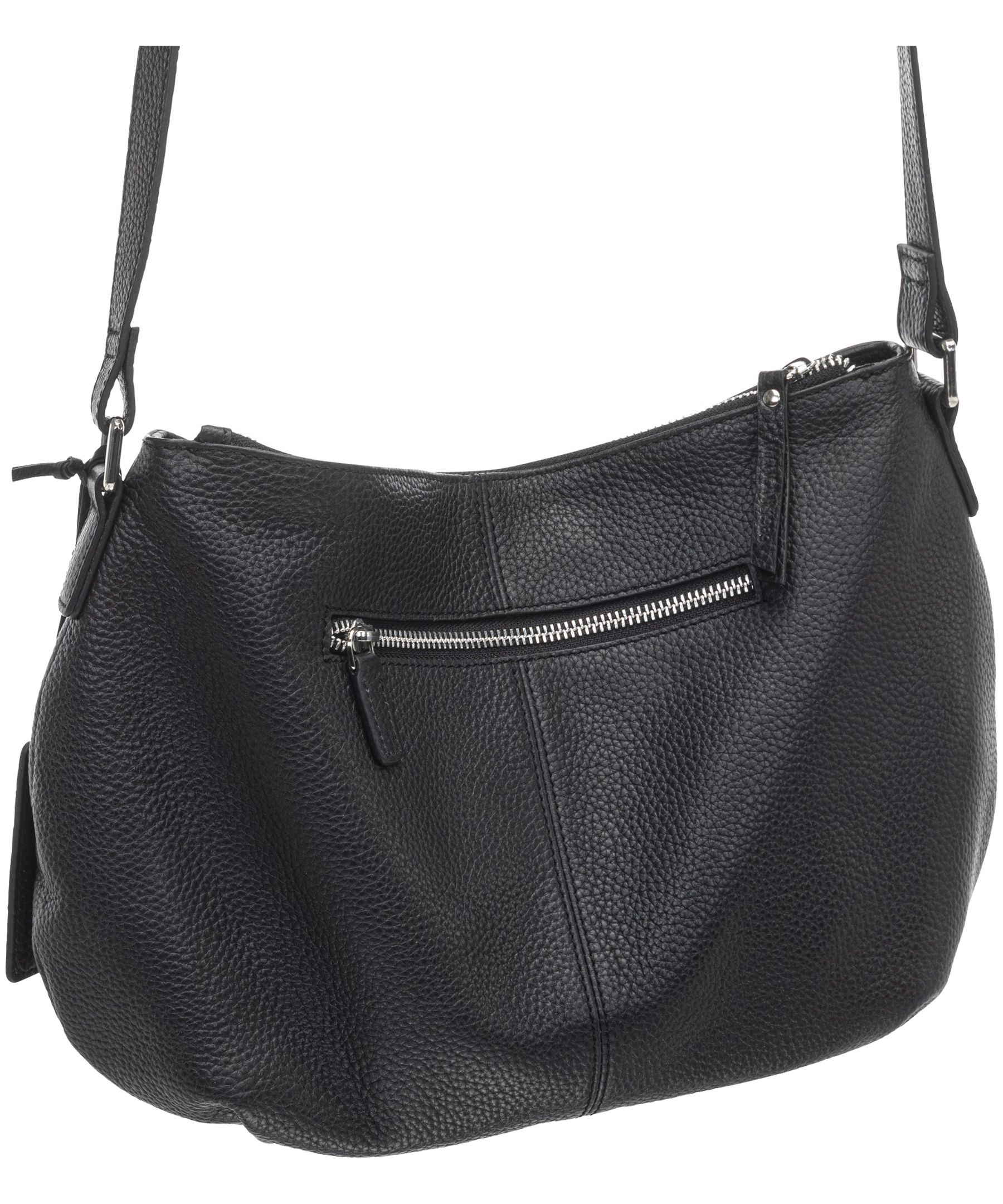 Sac à bandoulière en cuir maroquiné pour femmes, Scarlet, Mancini Leather Goods