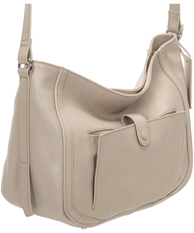 Sac à bandoulière en cuir maroquiné pour femmes, Sophia, Mancini Leather Goods