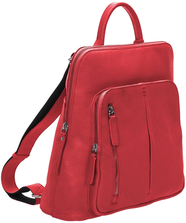 Mancini Leather Goods Women's Pebbled Brigitte Backpack