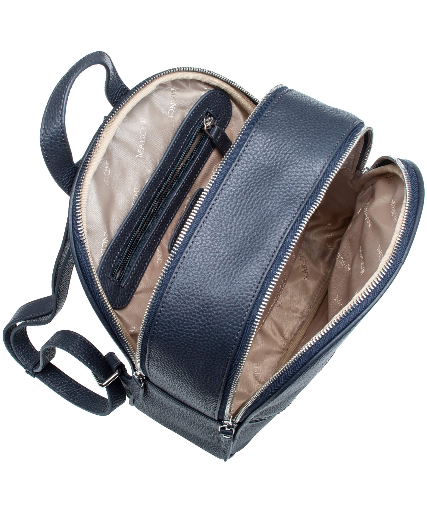 Mancini Leather Goods Women's Pebbled Audrey Backpack