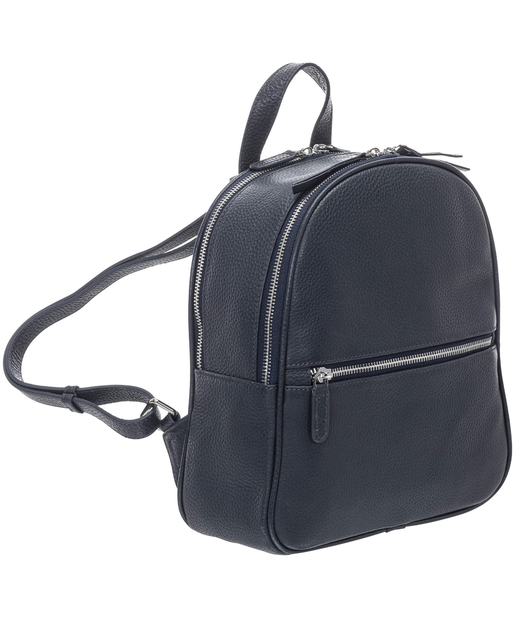 Mancini Leather Goods Women's Pebbled Audrey Backpack
