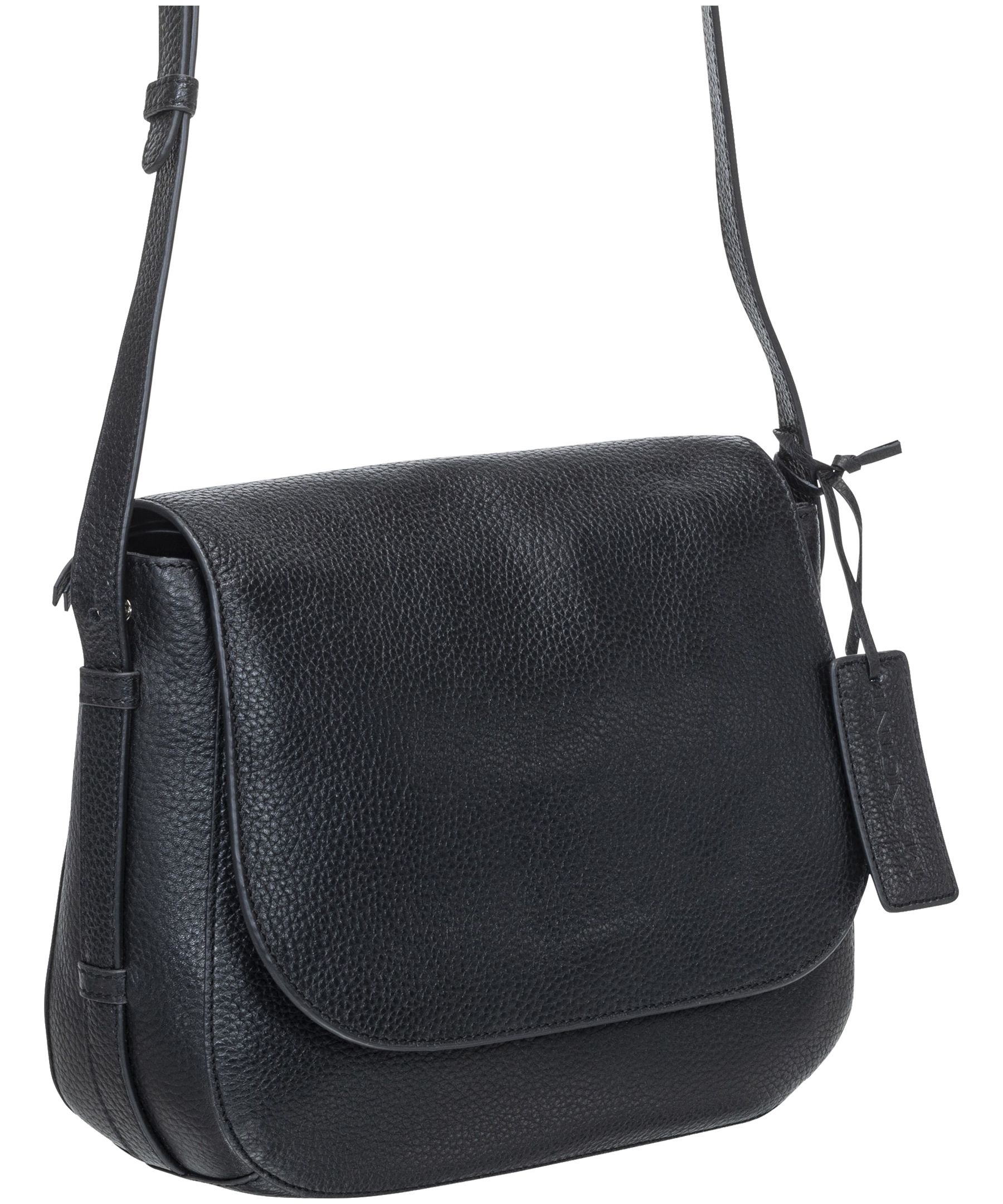 Sac à bandoulière en cuir maroquiné pour femmes, Amy, Mancini Leather Goods