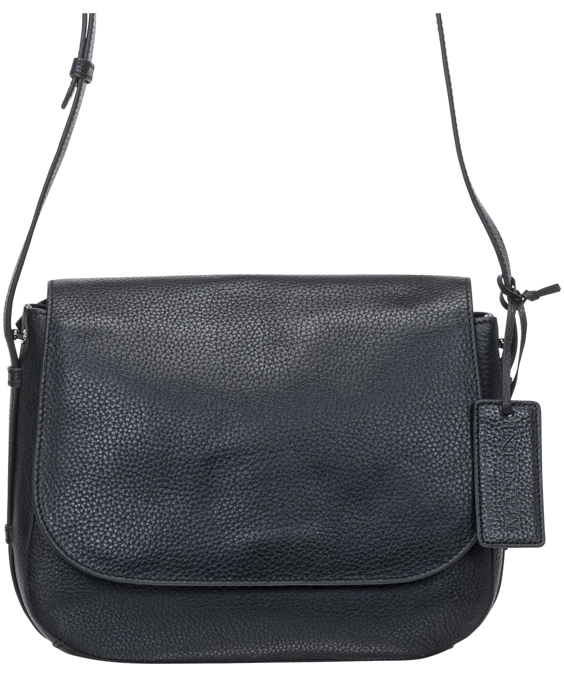 Sac à bandoulière en cuir maroquiné pour femmes, Amy, Mancini Leather Goods