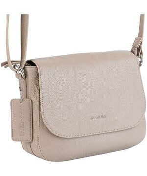 Sac à bandoulière en cuir maroquiné pour femmes, Amy, Mancini Leather Goods