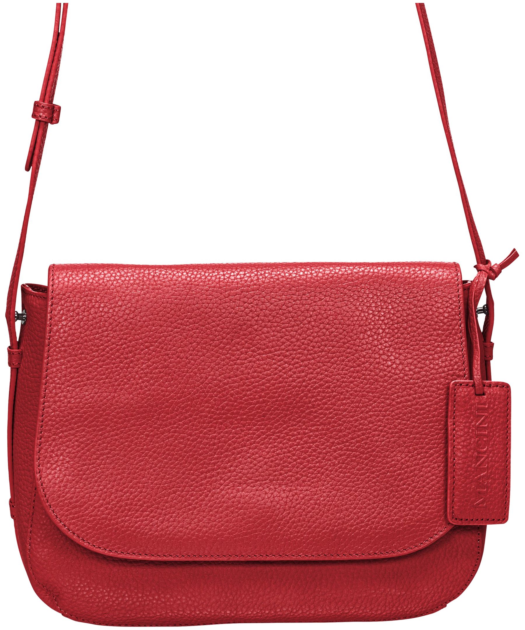 Sac à bandoulière en cuir maroquiné pour femmes, Amy, Mancini Leather Goods