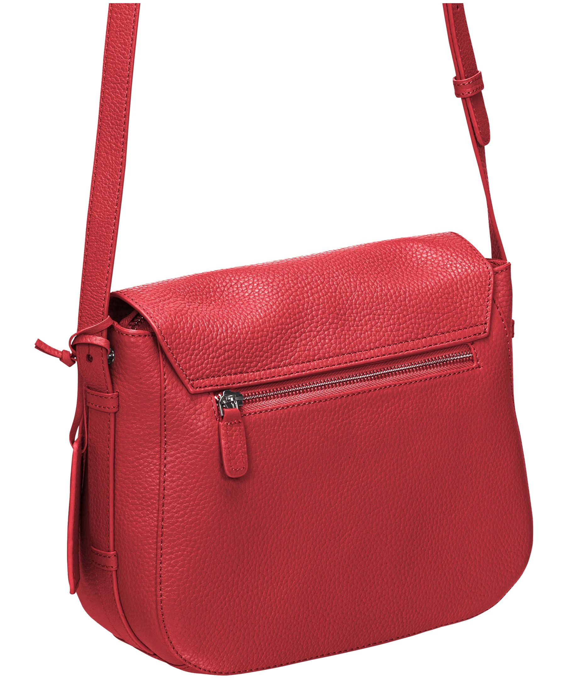 Sac à bandoulière en cuir maroquiné pour femmes, Amy, Mancini Leather Goods