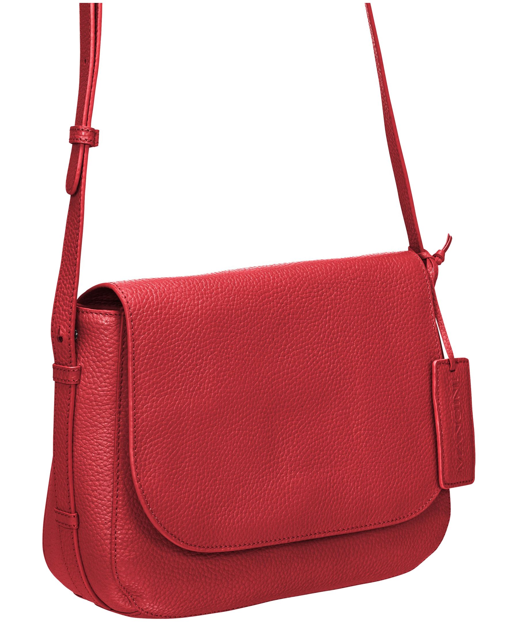 Sac à bandoulière en cuir maroquiné pour femmes, Amy, Mancini Leather Goods