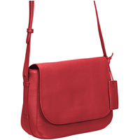Sac à bandoulière en cuir maroquiné pour femmes, Amy, Mancini Leather Goods
