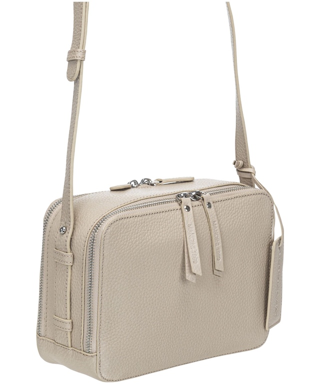 Mancini Leather Goods Women's Pebbled Rachel Camera Style Crossbody Bag