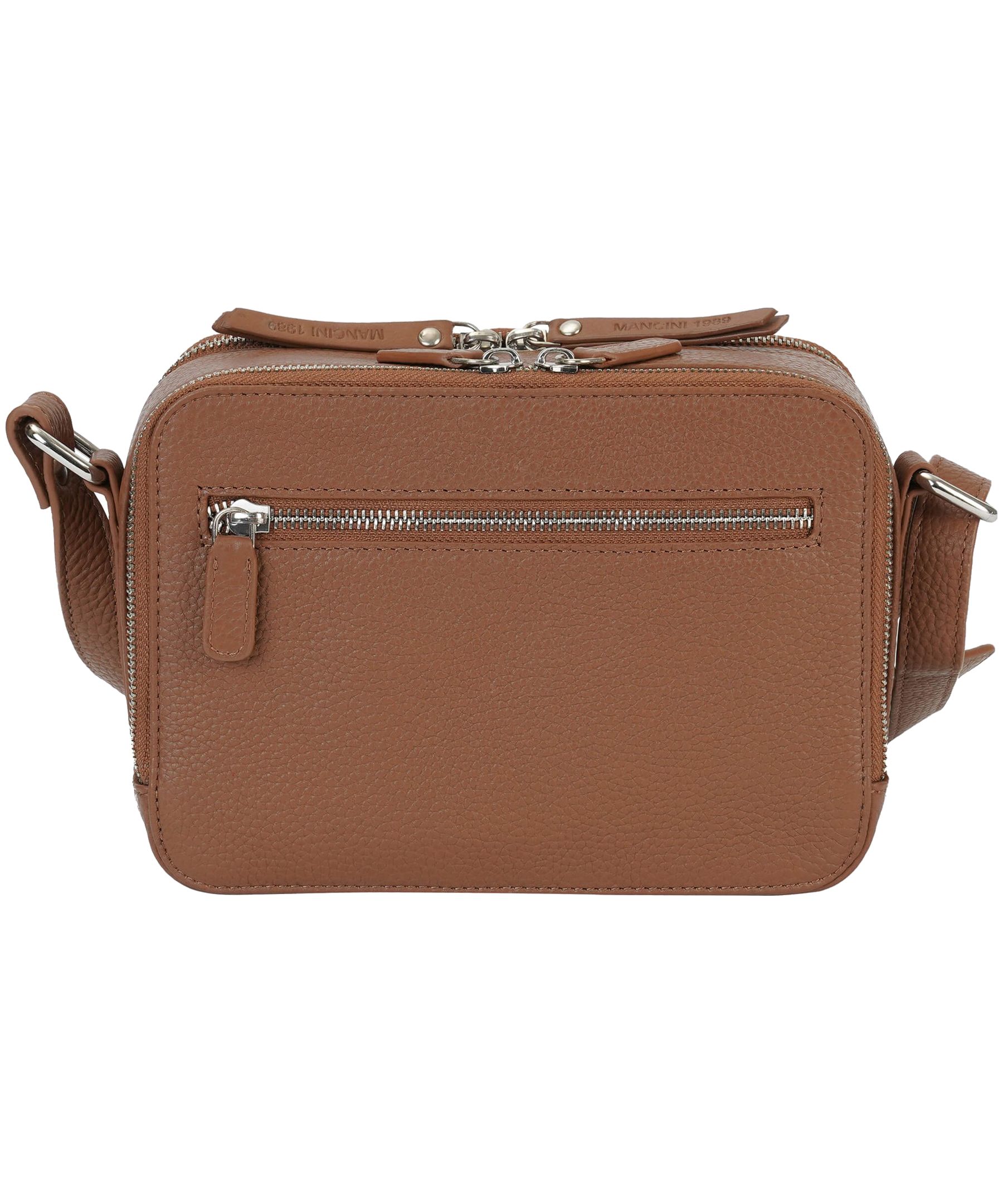 Mancini Leather Goods Women's Pebbled Rachel Camera Style Crossbody Bag