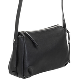 Mancini Leather Goods Women's Pebbled Charlize Cross Body Bag Front_Three_Fourths_Angled_Right