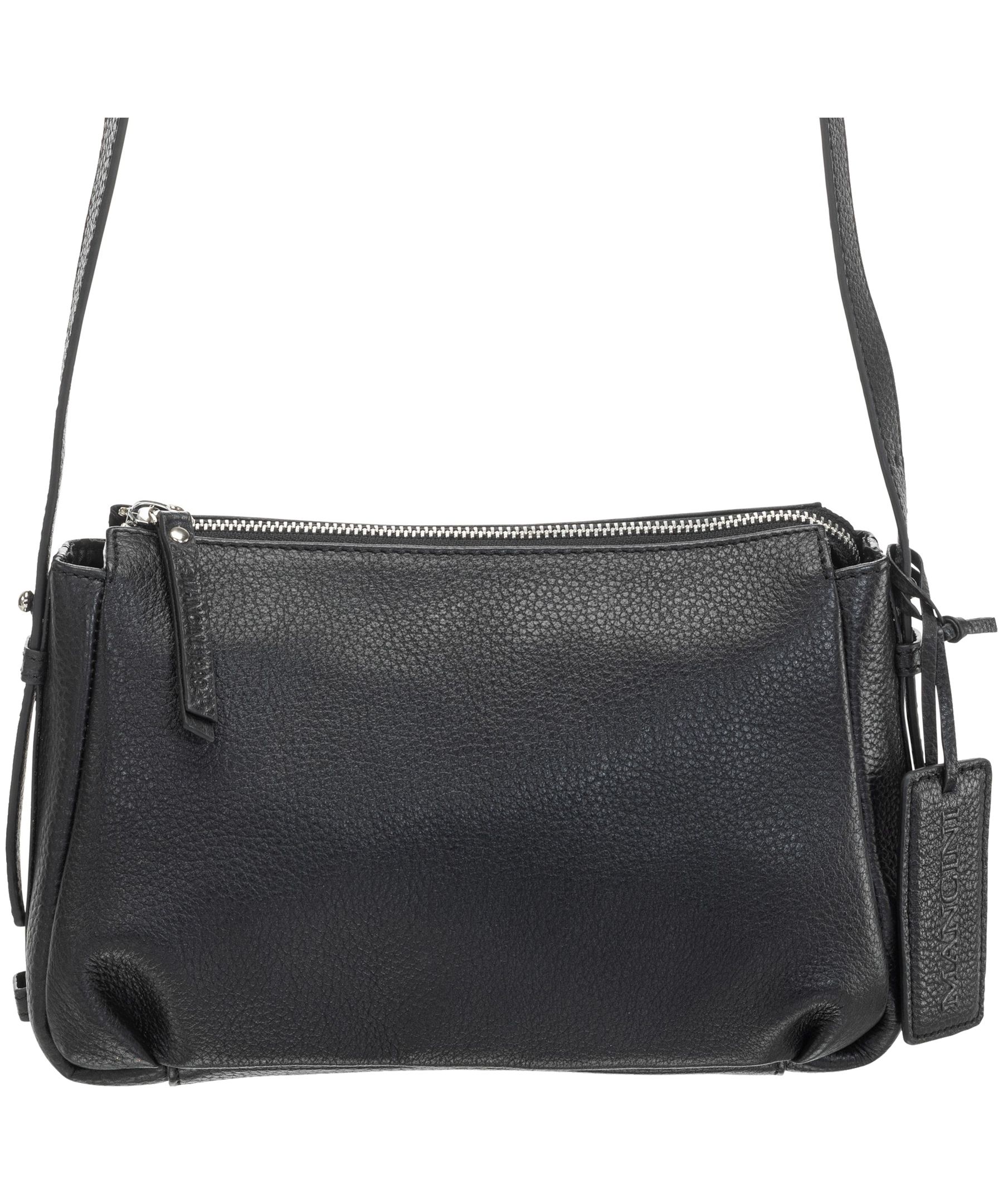 Sac à bandoulière en cuir maroquiné pour femmes, Charlize, Mancini Leather Goods