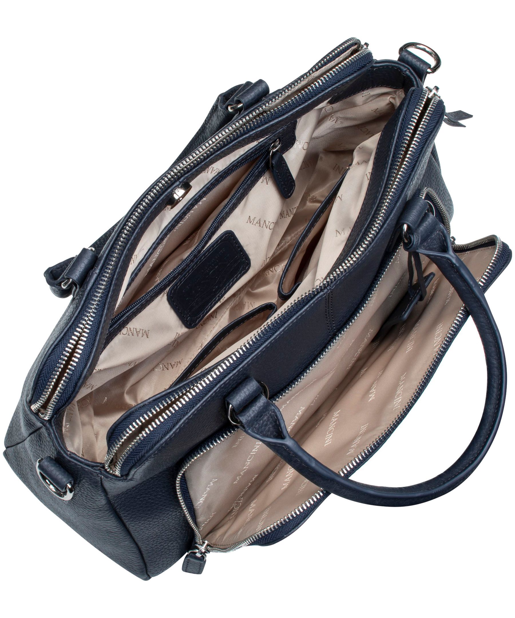Sac fourre-tout maroquiné pour femmes, Jennifer, Mancini Leather Goods