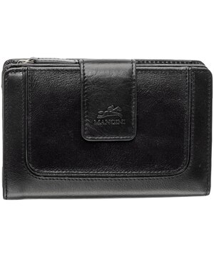 Mancini Leather Goods Unisex South Beach RFID Secure Medium Clutch Wallet
