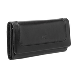 Mancini Leather Goods Unisex South Beach RFID Secure Trifold Wallet Front_Three_Fourths_Angled_Right