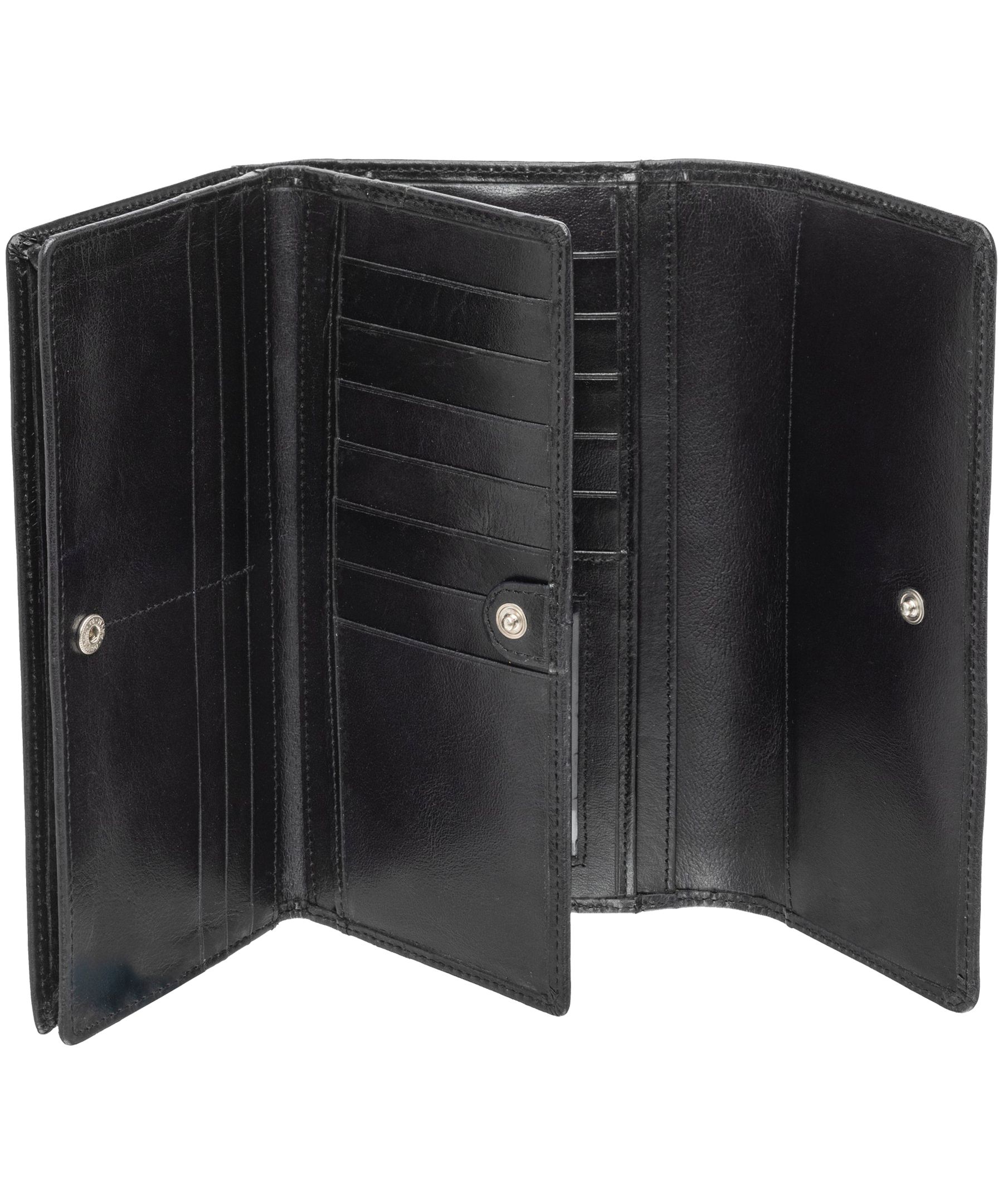 Mancini Leather Goods Unisex South Beach RFID Secure Quadruple Fold Wallet