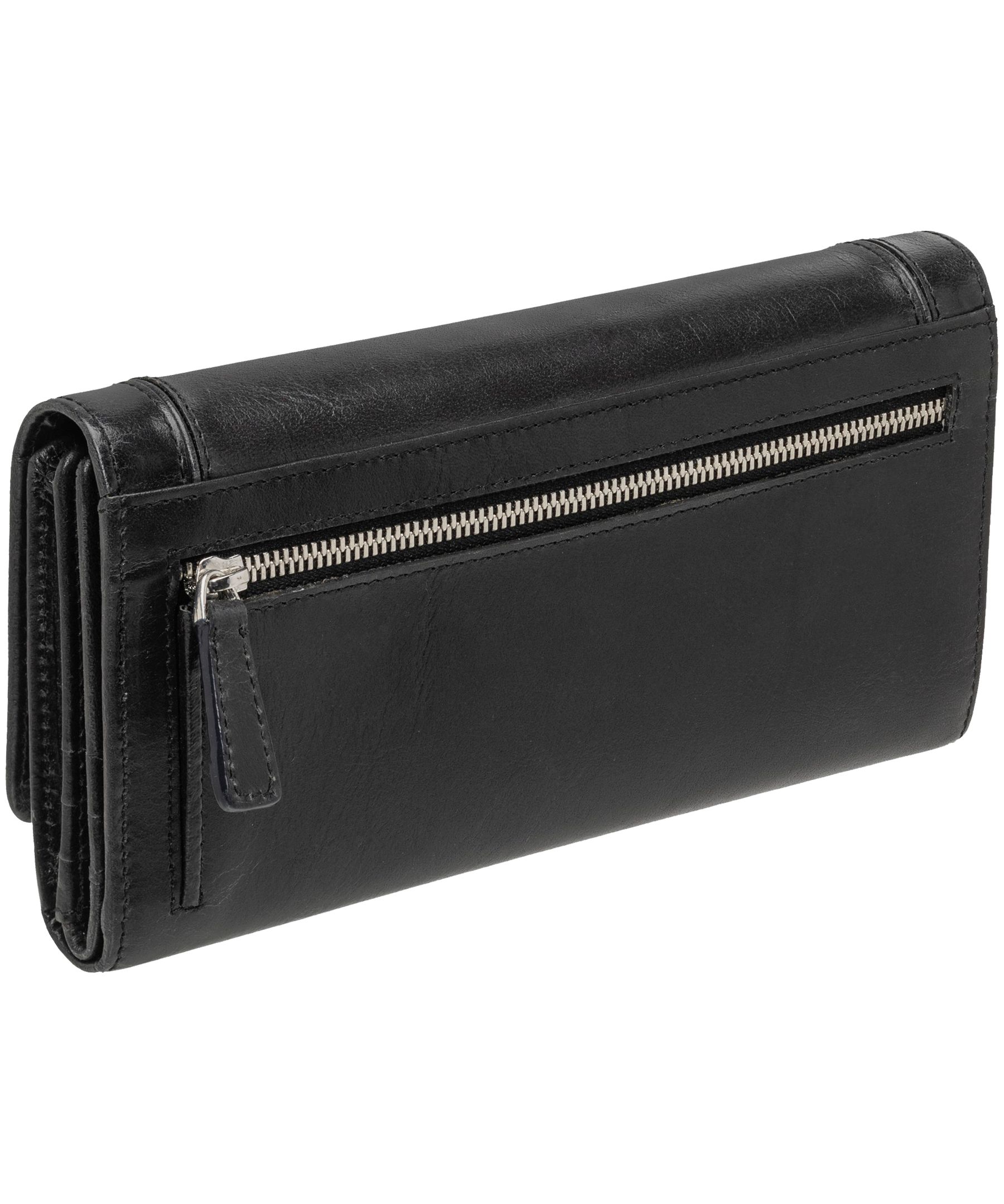 Mancini Leather Goods Unisex South Beach RFID Secure Quadruple Fold Wallet