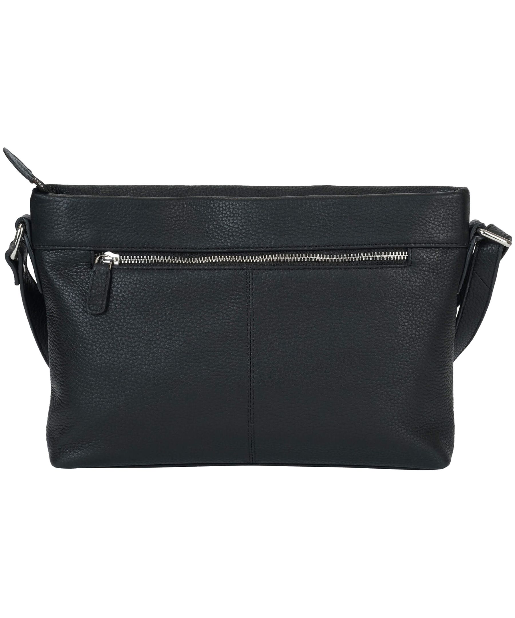 Sac à bandoulière maroquiné avec range-tout pour femmes, Loretta, Mancini Leather Goods