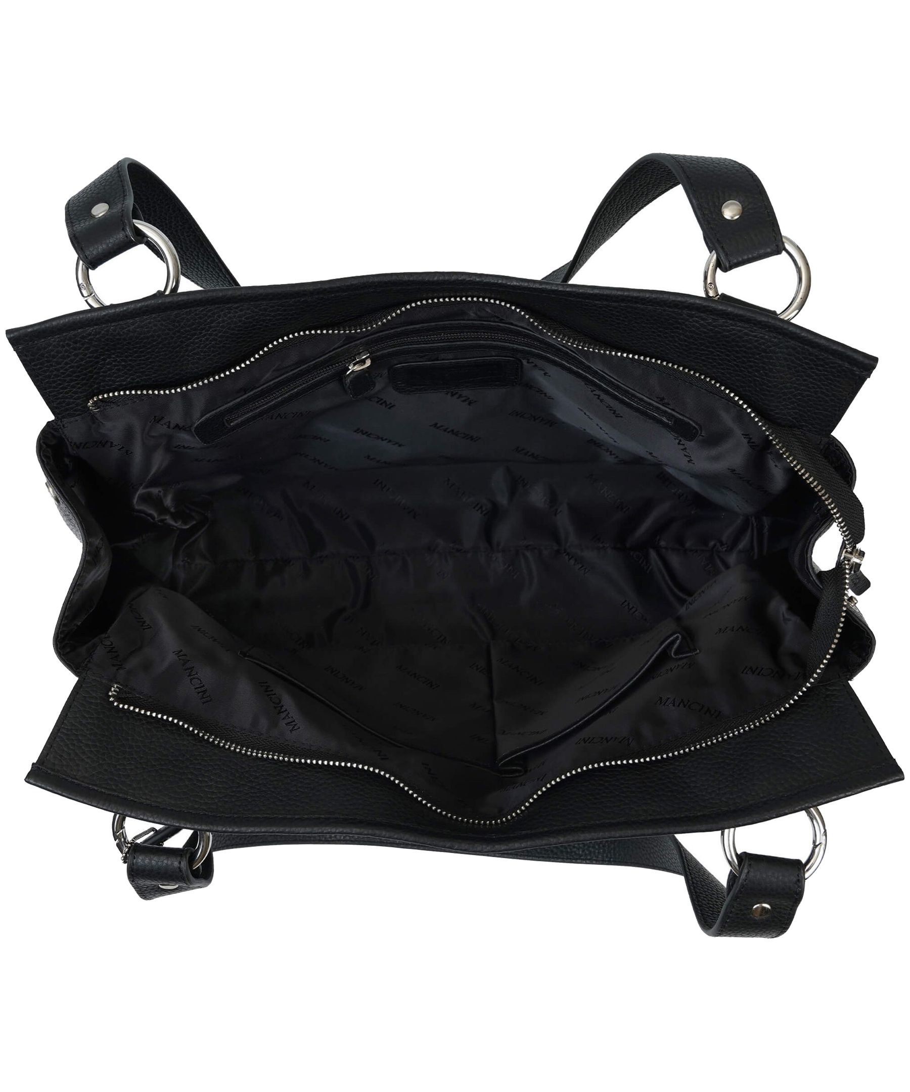 Sac à bandoulière maroquiné pour femmes, Kelsea, Mancini Leather Goods