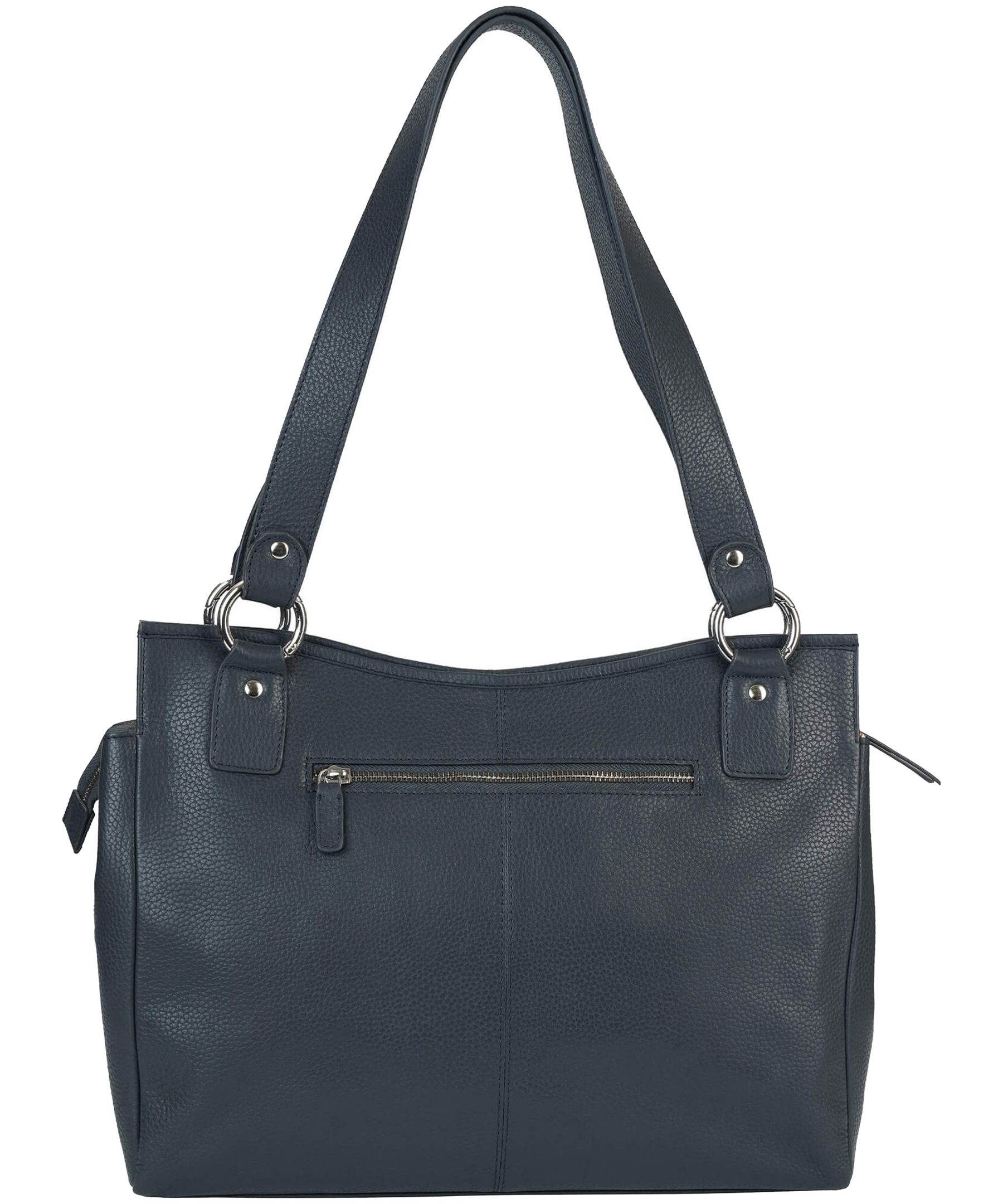 Mancini Leather Goods Women's Pebbled Kelsea Shoulder Bag