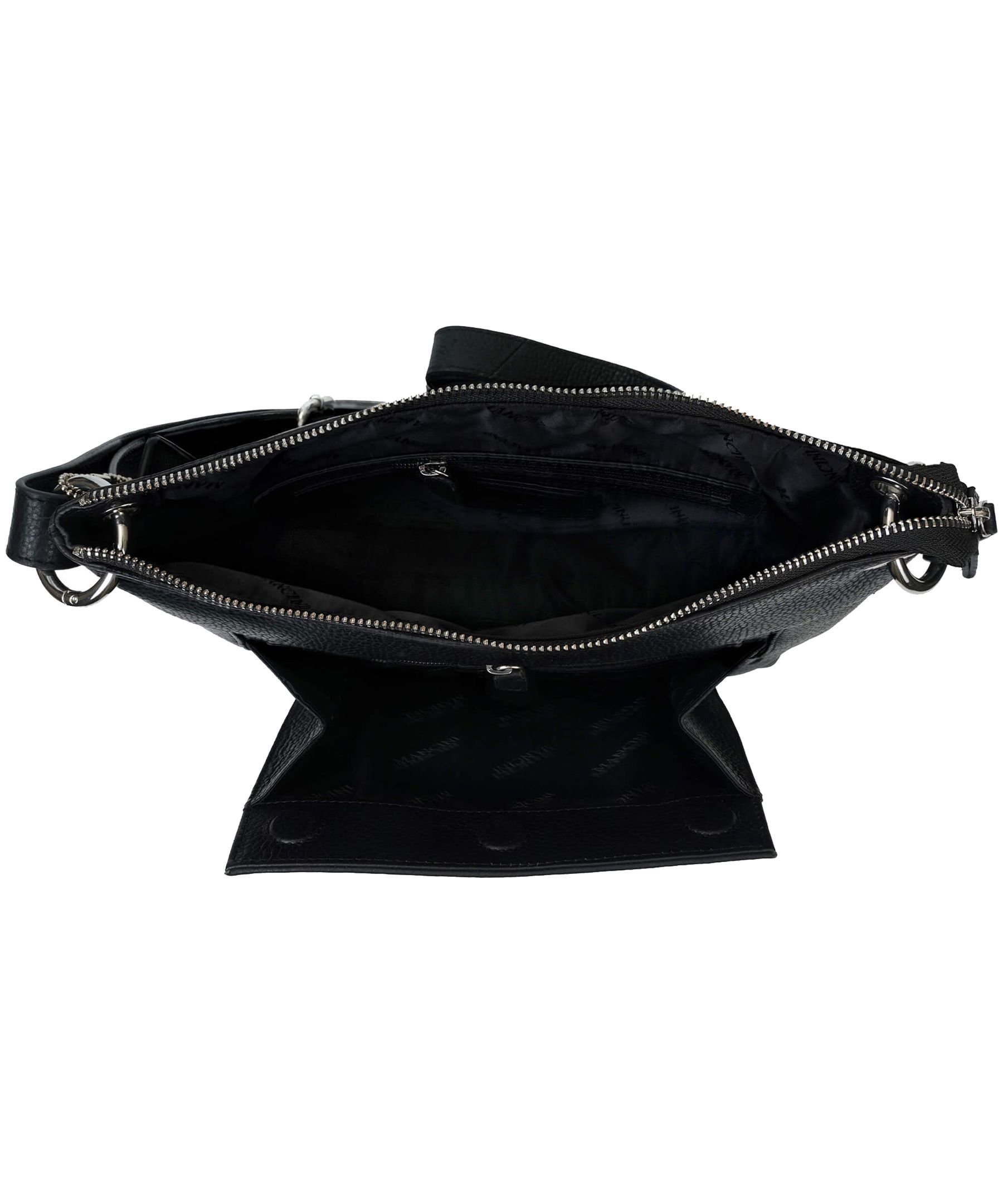 Sac à bandoulière maroquiné avec range-tout pour femmes, Trish, Mancini Leather Goods