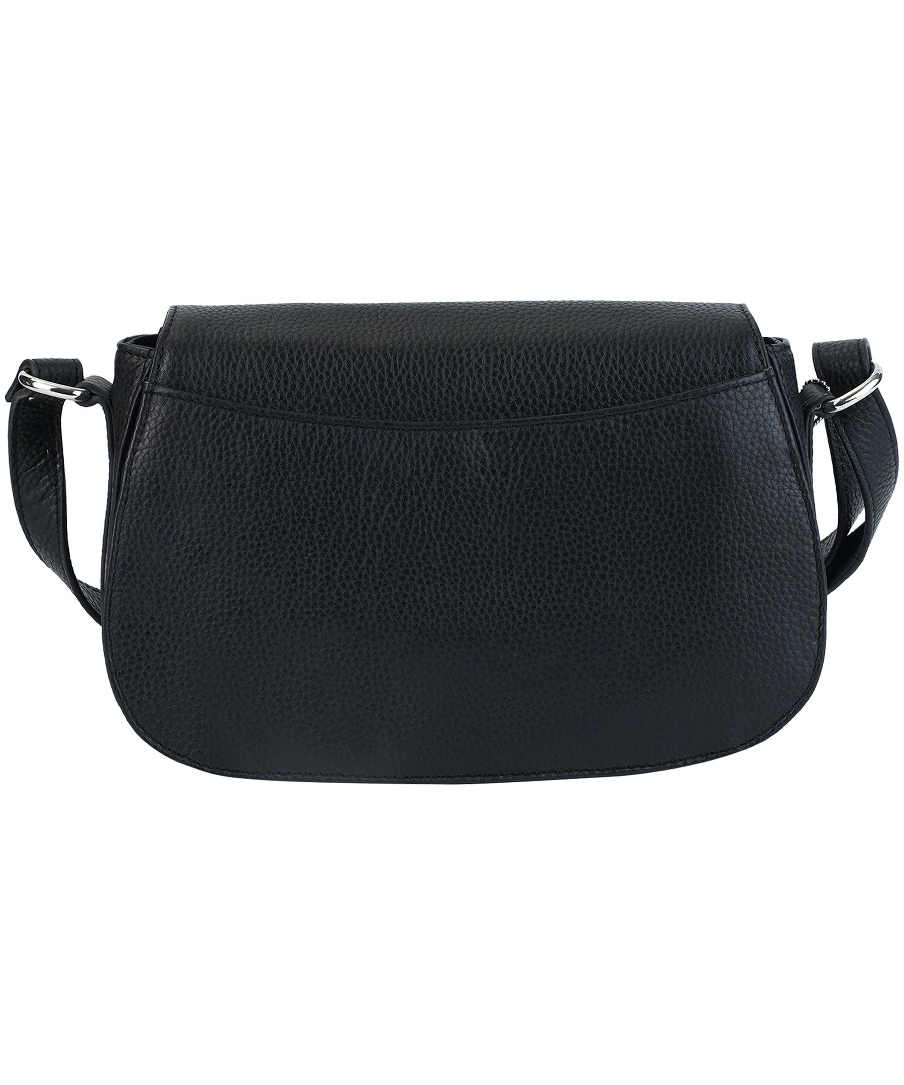Mancini Leather Goods Women's Pebbled Isabella Crossbody Handbag