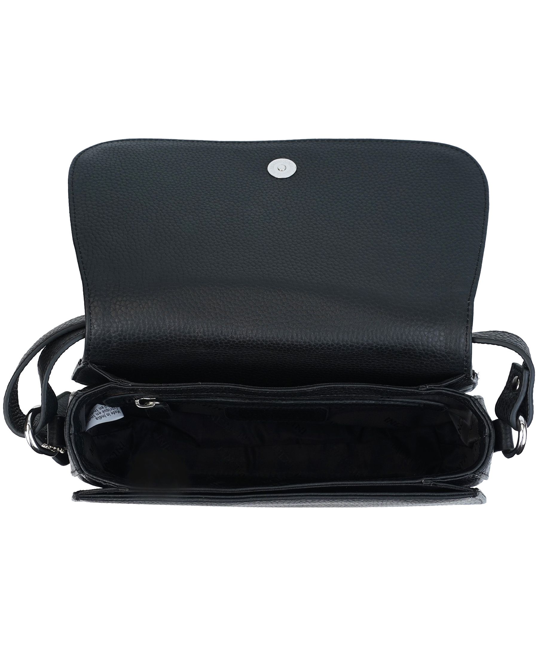 Mancini Leather Goods Women's Pebbled Isabella Crossbody Handbag