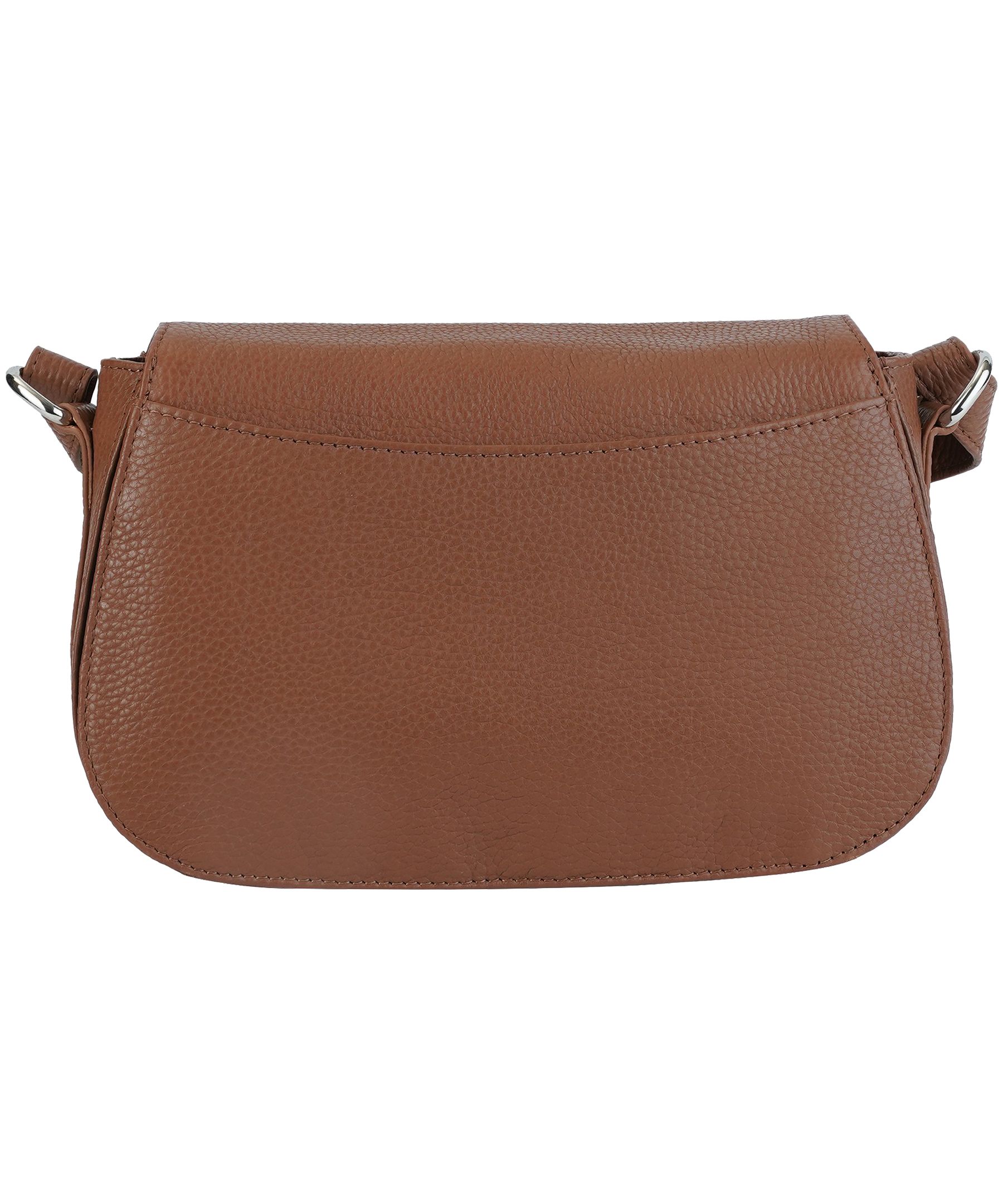 Mancini Leather Goods Women's Pebbled Isabella Crossbody Handbag