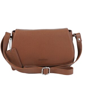 Mancini Leather Goods Women's Pebbled Isabella Crossbody Handbag