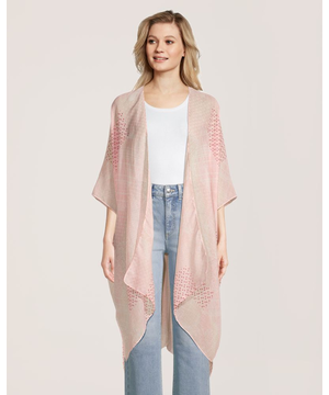 Foulard imprimé de style ruana pour femmes, Denver Hayes