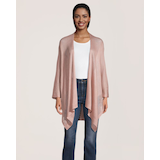 Foulard de style ruana en tricot fin pour femmes, Denver Hayes Front_Flat