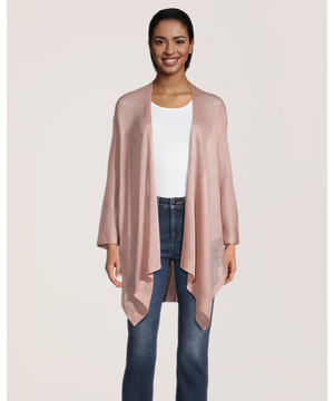 Foulard de style ruana en tricot fin pour femmes, Denver Hayes