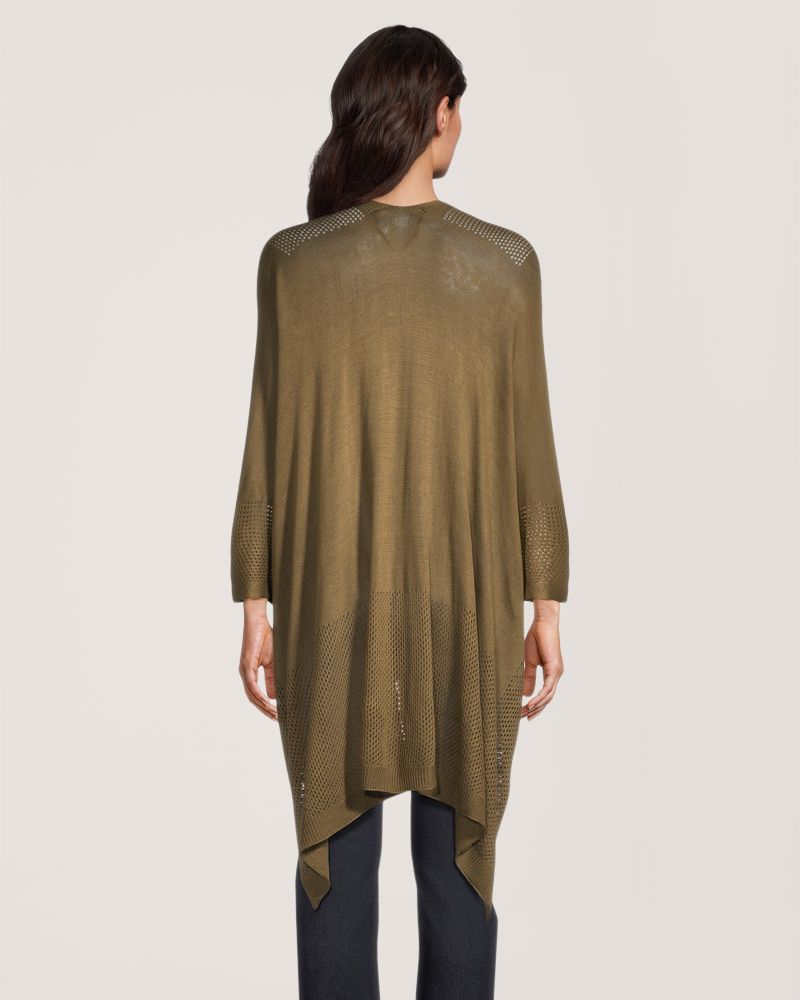 Foulard de style ruana en tricot fin pour femmes, Denver Hayes