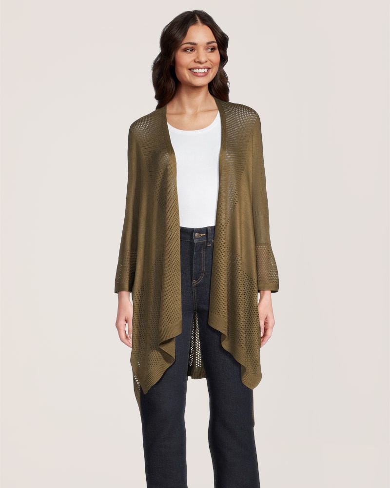 Foulard de style ruana en tricot fin pour femmes, Denver Hayes