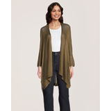 Foulard de style ruana en tricot fin pour femmes, Denver Hayes Front_Flat