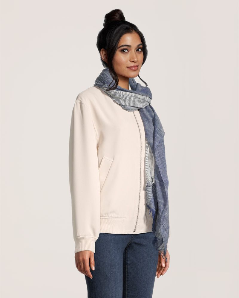 Denver Hayes Women's Woven Stripe Scarf