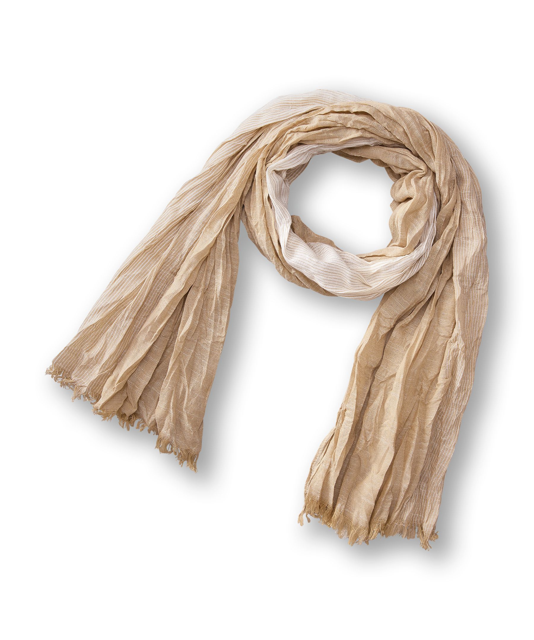 Foulard en tissu rayé pour femmes, Denver Hayes