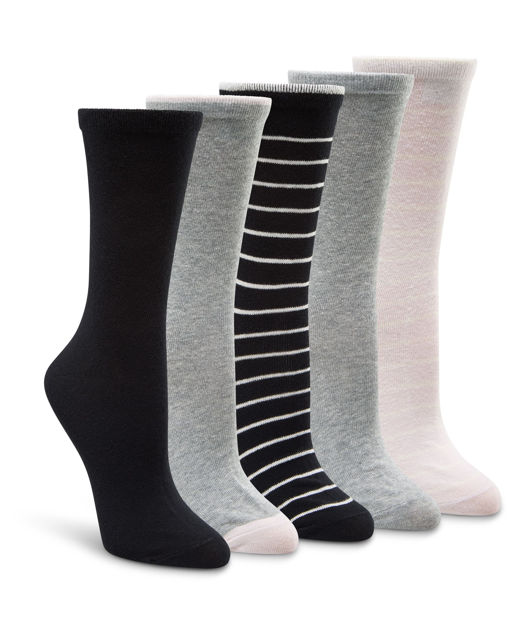 Denver Hayes Women's 5 Pk FreshTech Crew Socks