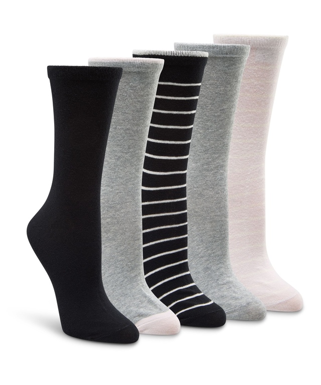 Denver Hayes Women's 5 Pk FreshTech Crew Socks