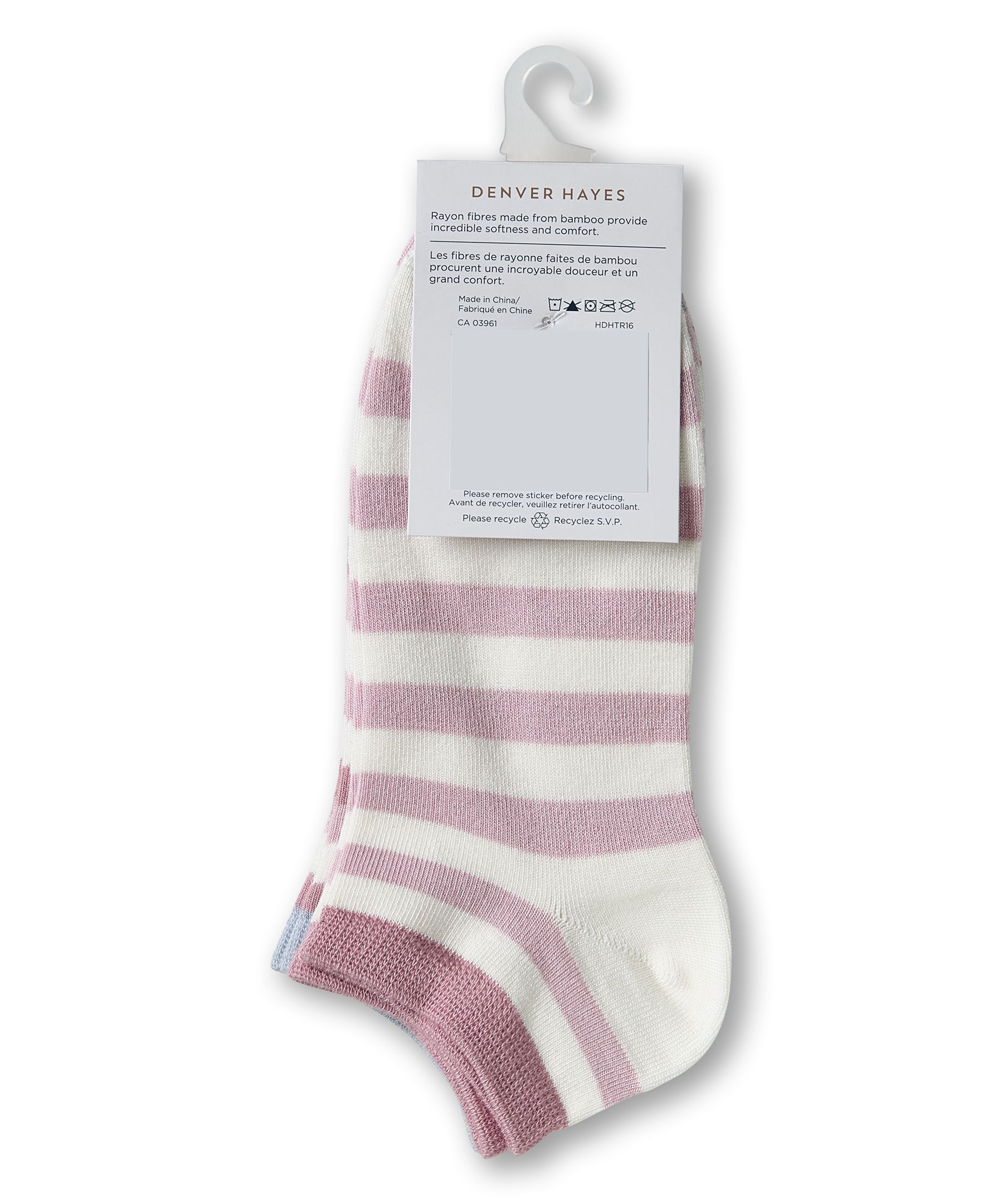 Chaussettes basses pour femmes, Denver Hayes, paquet de 3&nbsp;paires